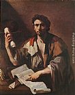 Luca Giordano Canvas Paintings - A Cynical Philospher